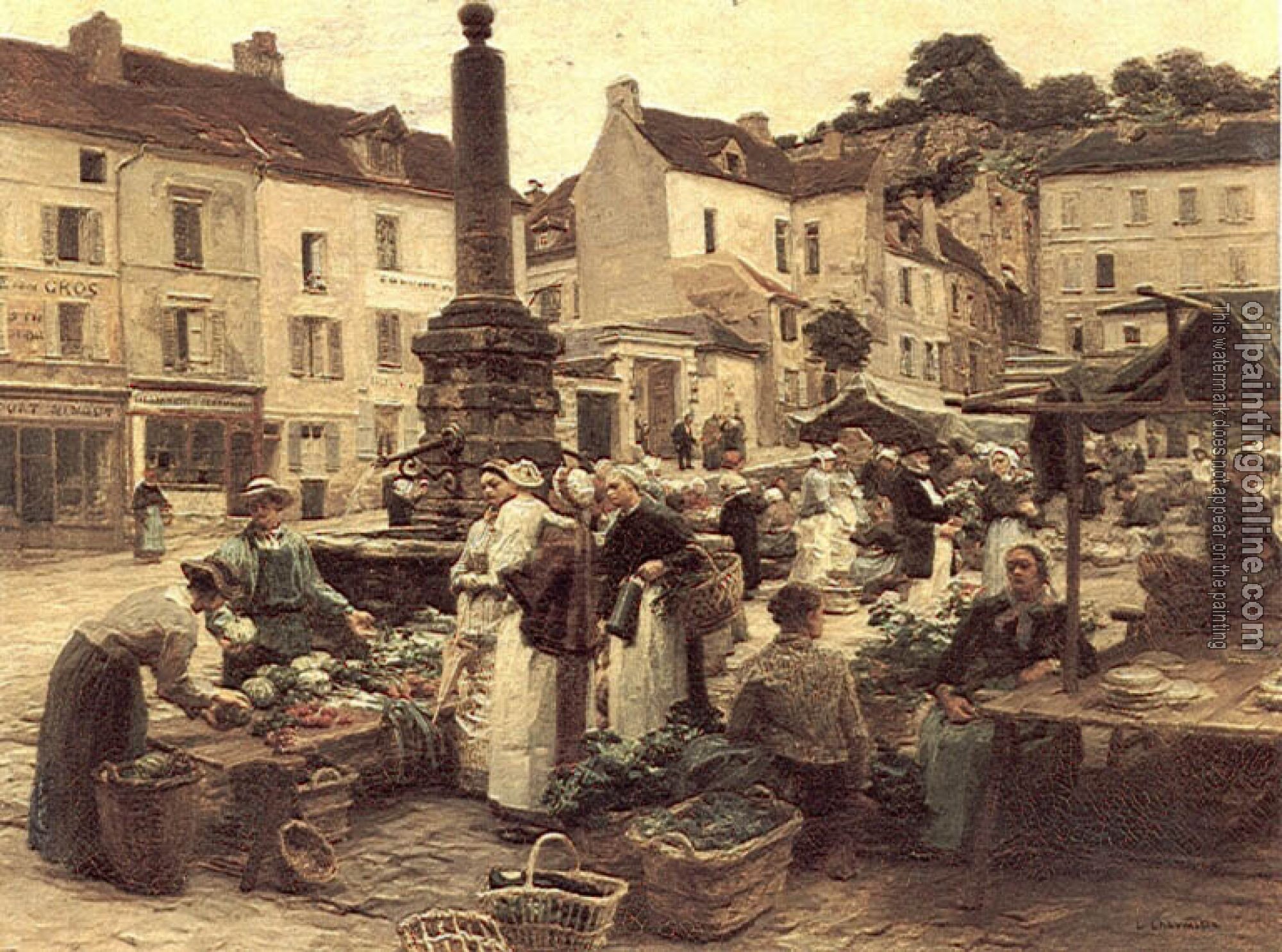 Lhermitte, Leon Augustin - Chateau-Thierry Market